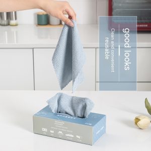 Home Fashion Removable Kitchen Dishcloth